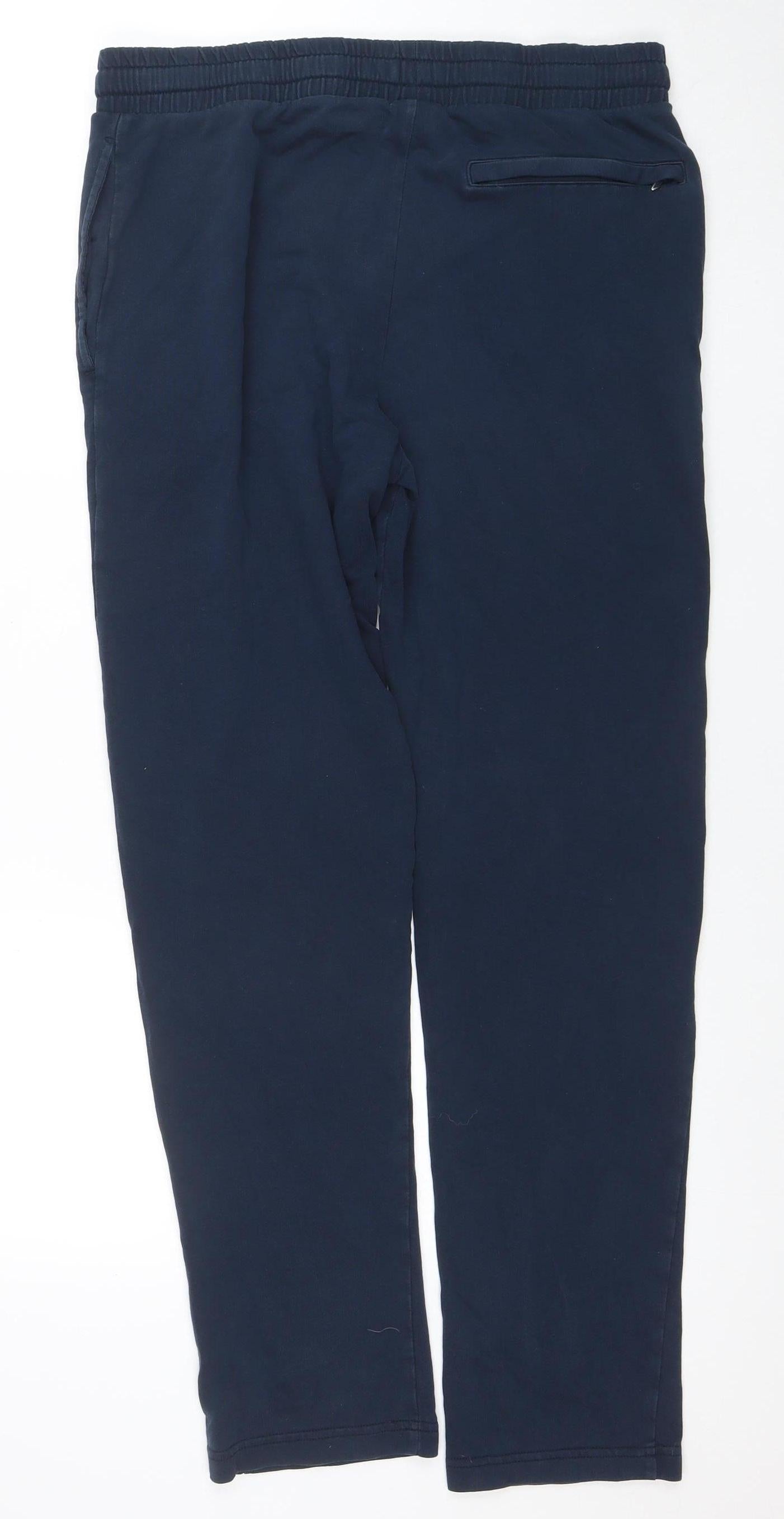 Marks and Spencer Men’s Blue Jogger Trousers M 33in Regular Fit