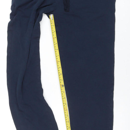 Marks and Spencer Men’s Blue Jogger Trousers M 33in Regular Fit