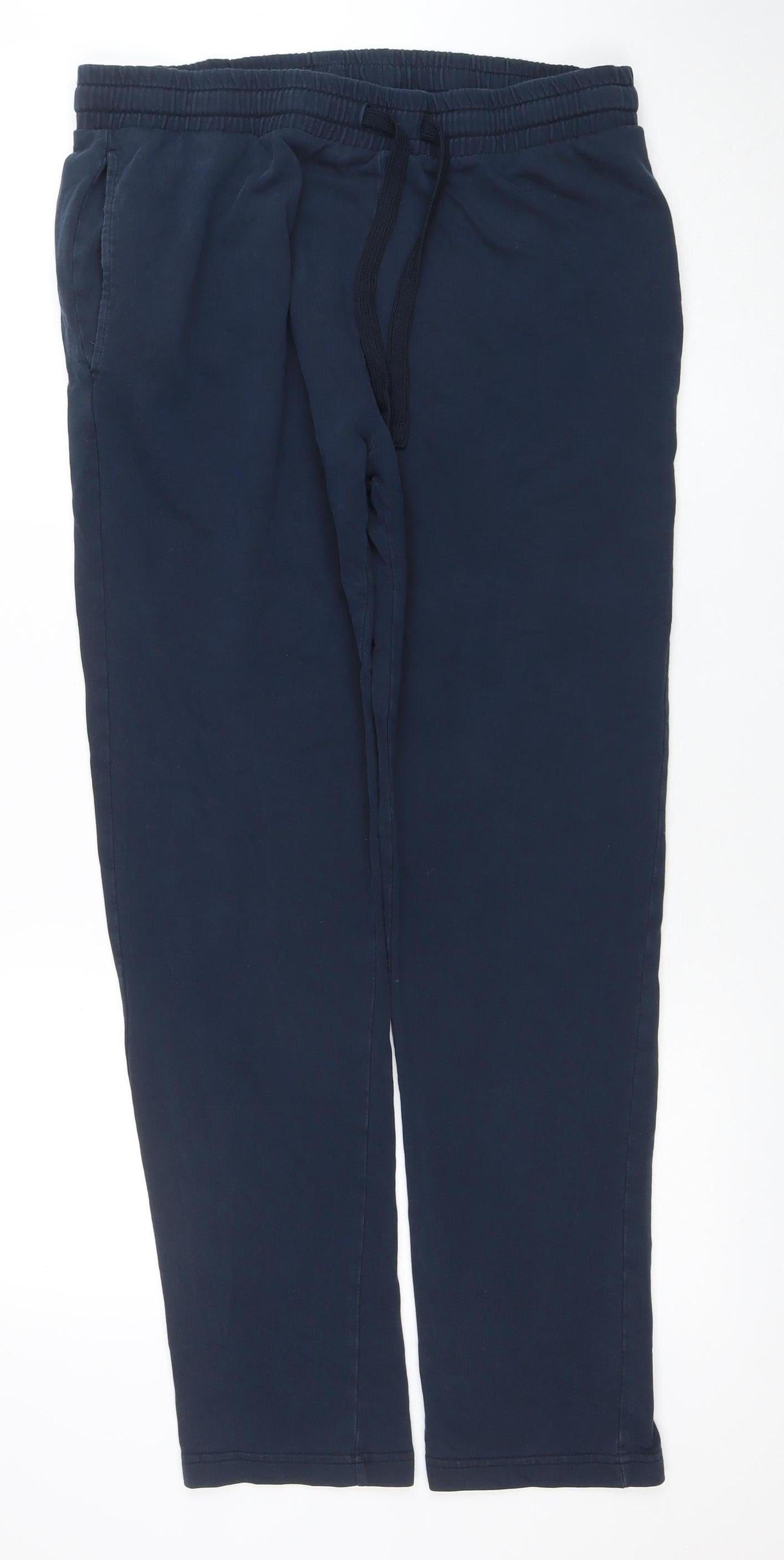 Marks and Spencer Men’s Blue Jogger Trousers M 33in Regular Fit