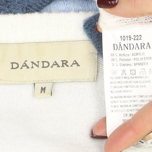 Dandara Women's Multicoloured Striped Knit Jumper Size M