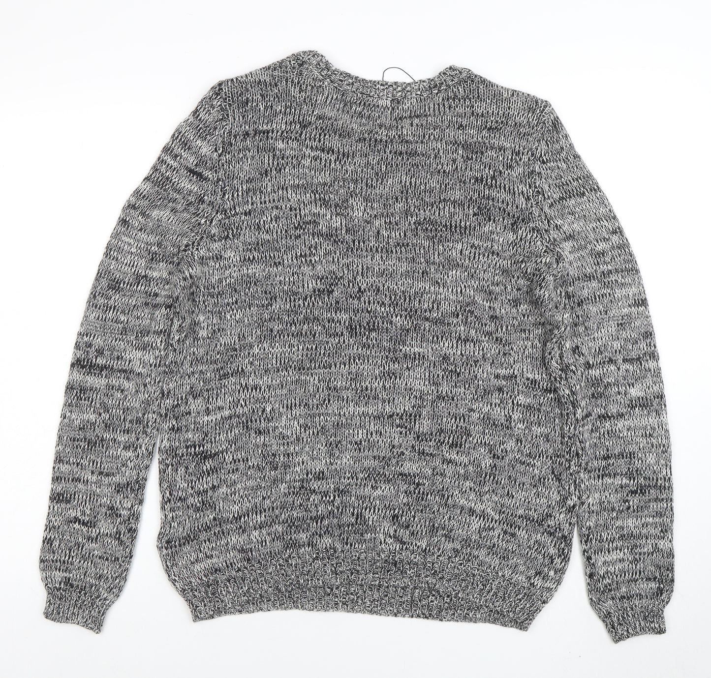 Marks and Spencer Women’s Black Mix Polar Bear Jumper Size 12 Knit Pullover