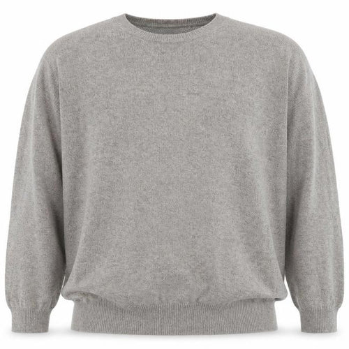Marks and Spencer Mens Grey Cotton Crew Neck Jumper XXL Regular Fit