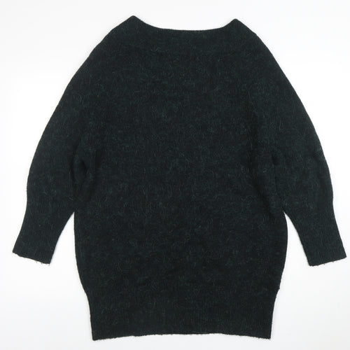 George Women’s Green Relaxed Knit Pullover Jumper Size 14