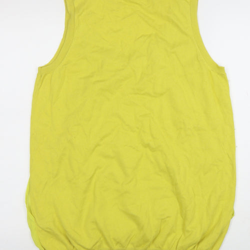 Planet Womens Yellow XL Sleeveless Knit Camisole Top