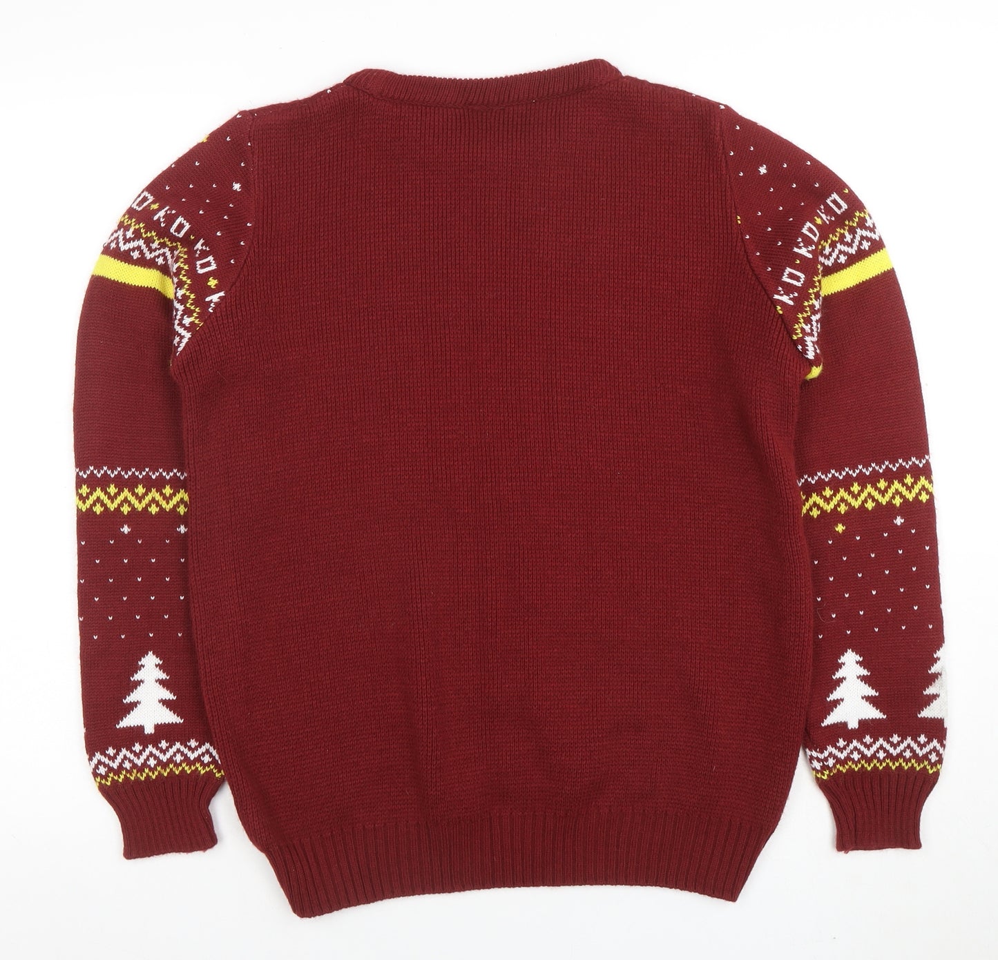 Numskull Men Red Christmas Street Fighter Knit Jumper Small