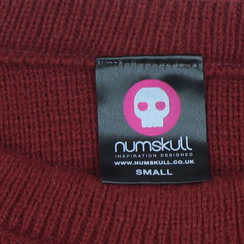 Numskull Men Red Christmas Street Fighter Knit Jumper Small