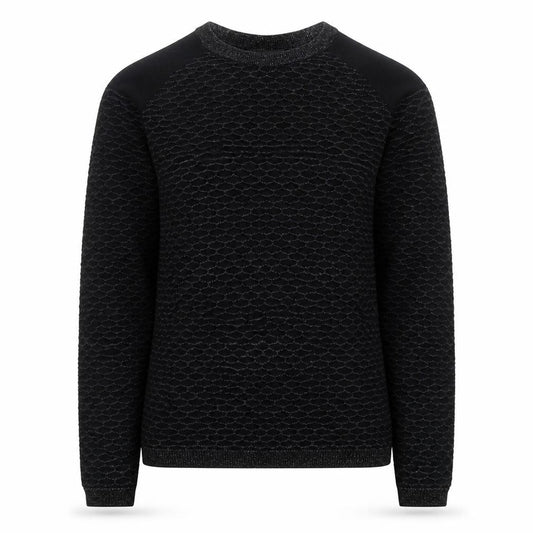 Front view of Next Women's Black Crew Neck Long Sleeve Knit Jumper, size 8