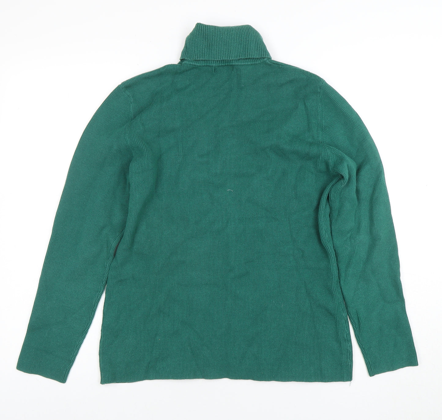 Oasis Women’s Green Roll Neck Long Sleeve Knit Jumper Size L