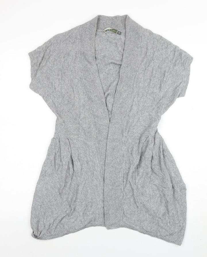 Mint Velvet Women’s Grey Short Sleeve Open Cardigan Size 10