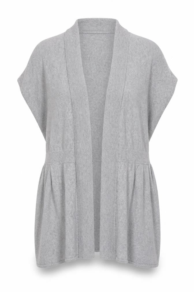 Mint Velvet Women’s Grey Short Sleeve Open Cardigan Size 10