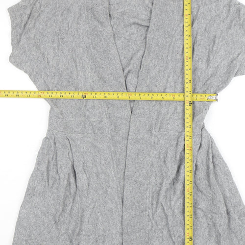 Mint Velvet Women’s Grey Short Sleeve Open Cardigan Size 10