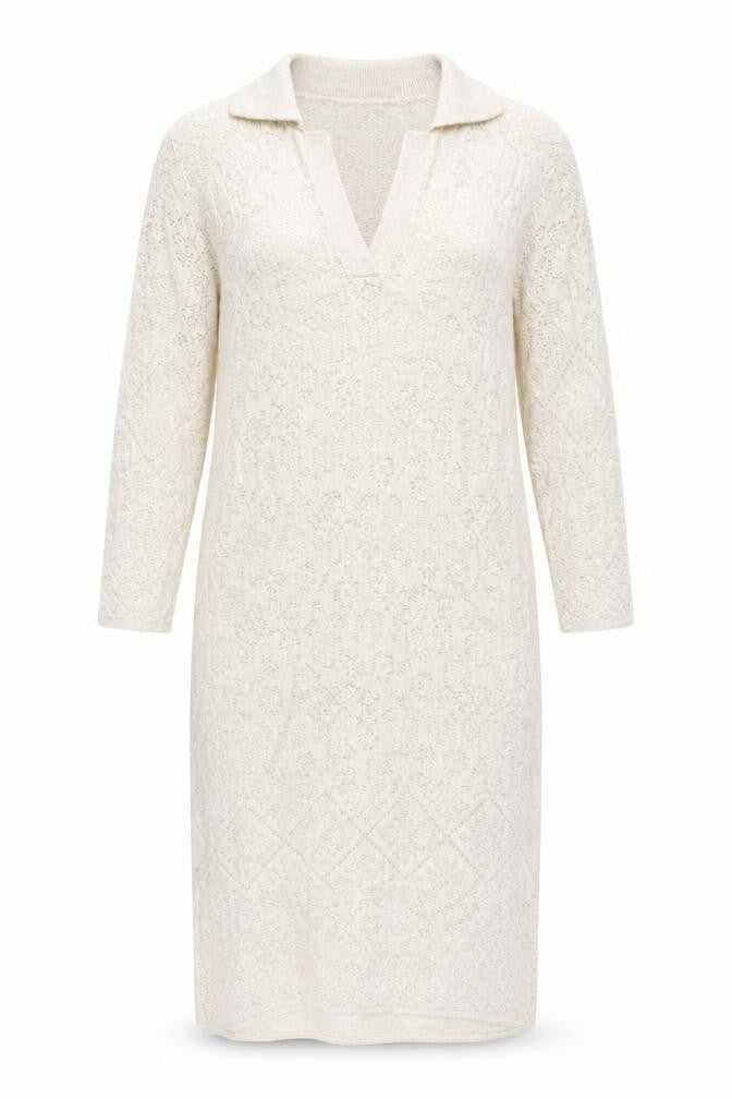 Zara Women Beige Knit Bodycon Dress Size S Cowl Neck 3/4 Sleeve