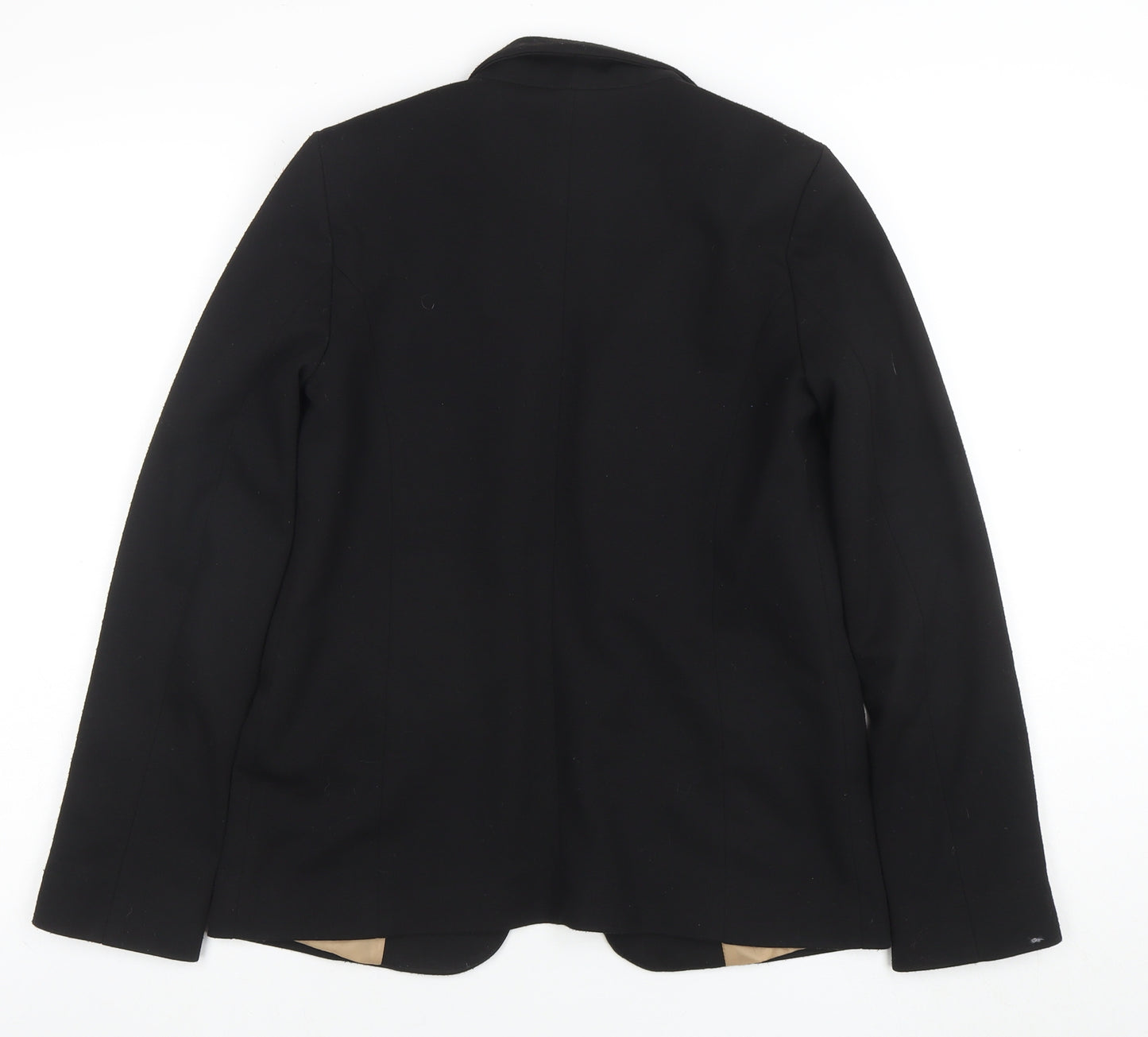Oasis Women's Black Size 8 Slim Fit Single Breasted Blazer