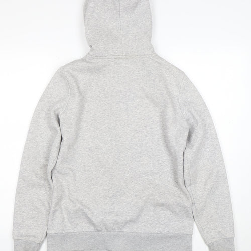 Puma Womens Grey Full Zip Hoodie Size 12 Classic Logo Design