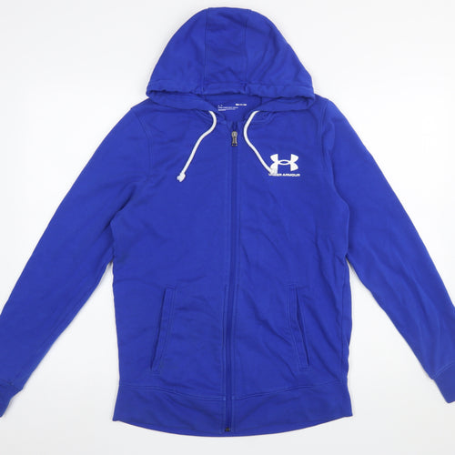 Under Armour Men's Blue Full Zip Hoodie Size S Lightweight Sportswear