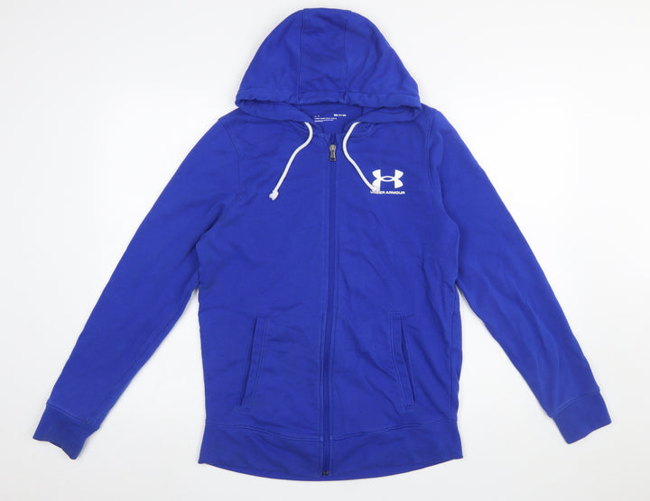 Under Armour Men's Blue Full Zip Hoodie Size S Lightweight Sportswear