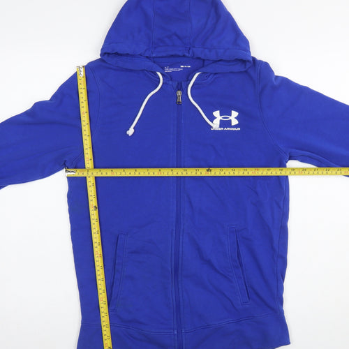 Under Armour Men's Blue Full Zip Hoodie Size S Lightweight Sportswear