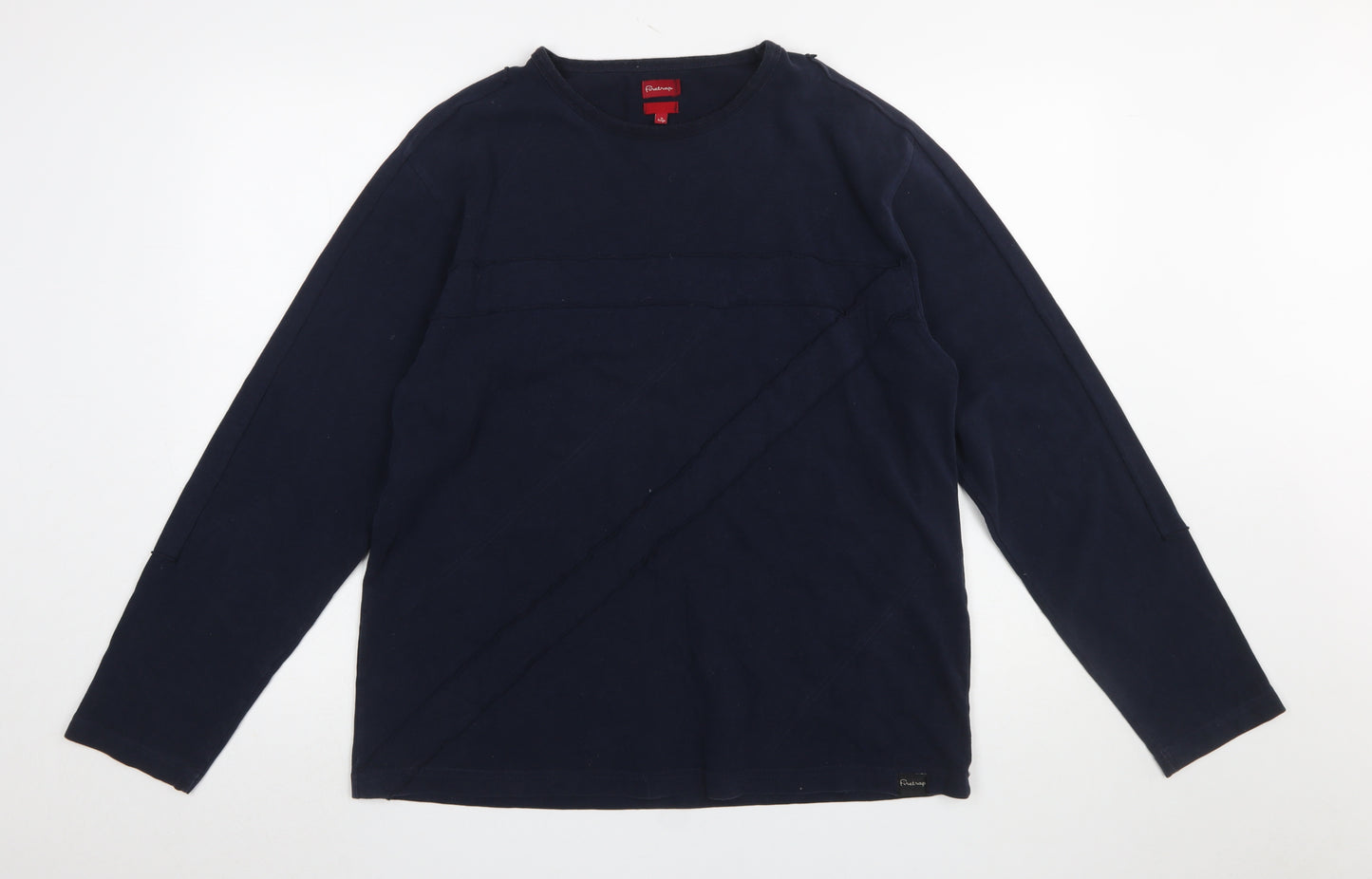 Firetrap Men's Blue XL Pullover Sweatshirt Long Sleeve Cotton