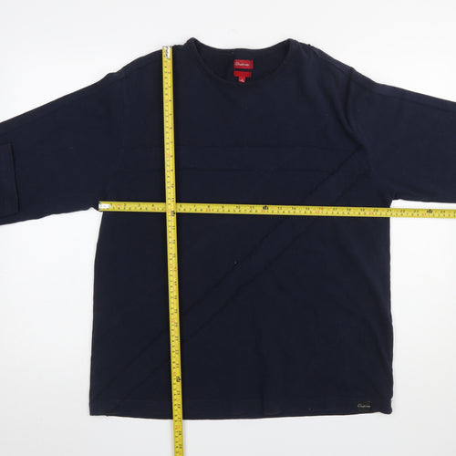 Firetrap Men's Blue XL Pullover Sweatshirt Long Sleeve Cotton