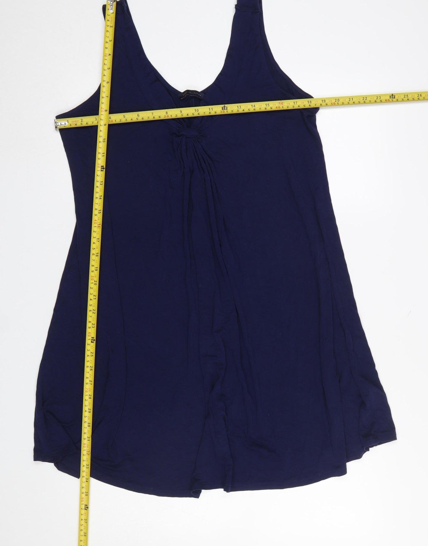 Marks and Spencer Women’s Blue Sleeveless Viscose Tank Dress Size 14