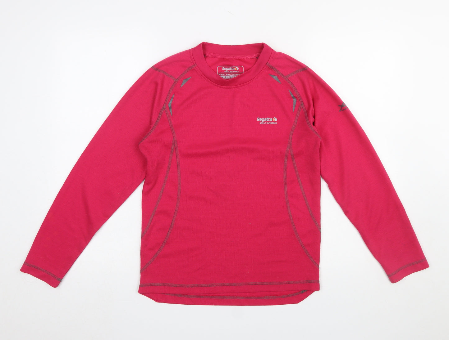 Regatta Womens Pink Long Sleeve Performance T-Shirt Size 14