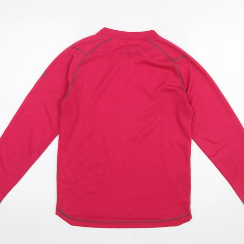 Regatta Womens Pink Long Sleeve Performance T-Shirt Size 14