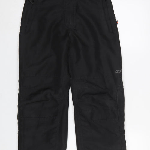 Trespass Boys Black Snow Pants 9-10 Years Waterproof Winter Trousers