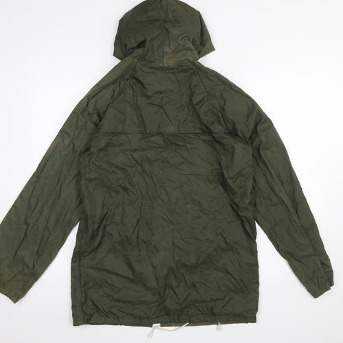 Regatta Men’s Green Waterproof Hooded Rain Coat Jacket Size 34