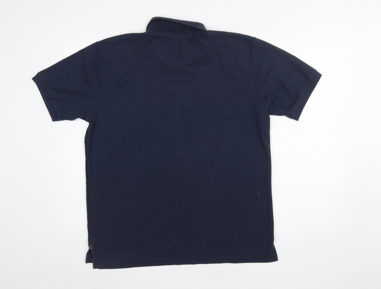 Slazenger Men's Blue Polo Shirt L Regular Fit Sports Casual