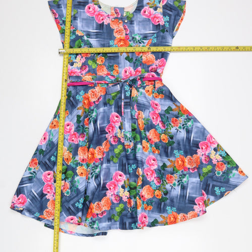 Dears Women’s Multicoloured Floral Fit & Flare Dress Size 32