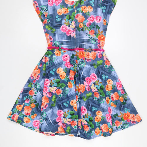 Dears Women’s Multicoloured Floral Fit & Flare Dress Size 32