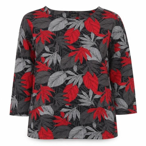 Pomodoro Women’s Multicoloured Floral Tunic Top Size 12 3/4 Sleeve