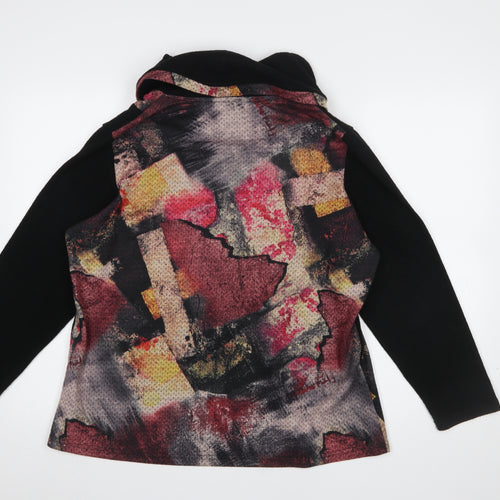 Chianti Womens Multicoloured Roll Neck Long Sleeve Top Size 18