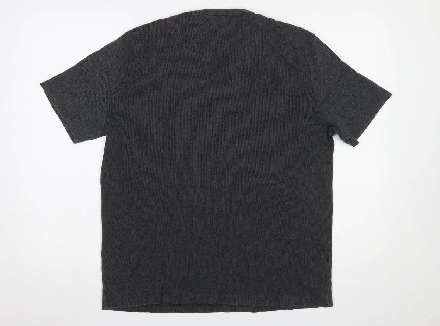 Lee Cooper Men's Black V-Neck Short Sleeve T-Shirt XL
