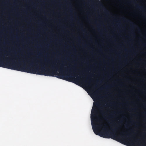 White Stuff Women's Blue Cowl Neck Jersey Blouse Size 10