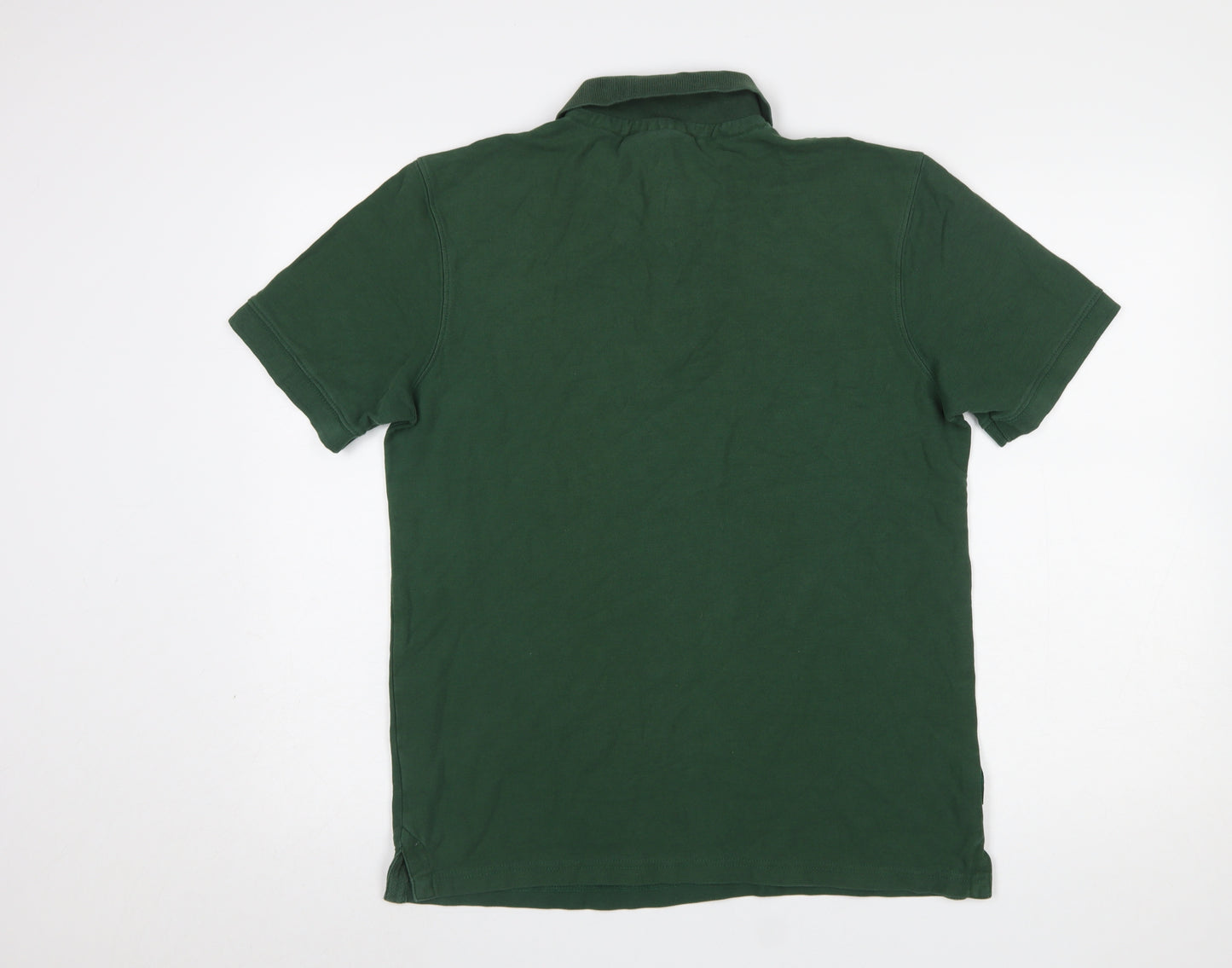 Mountain Warehouse Men's Green Cotton Polo Shirt Size S