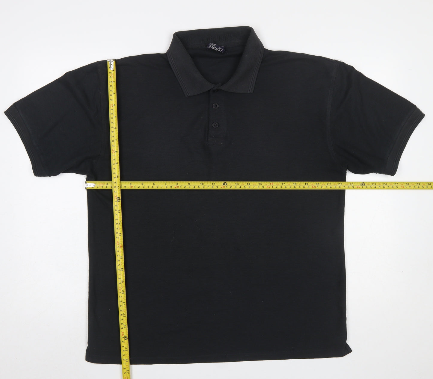 Portwest Men's Black Regular Fit Cotton Blend Work Polo Shirt L