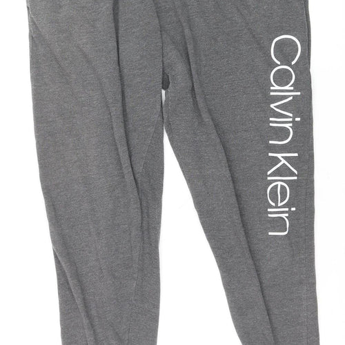 Calvin Klein Men's Grey Jogger Sweatpants M Regular Fit Activewear