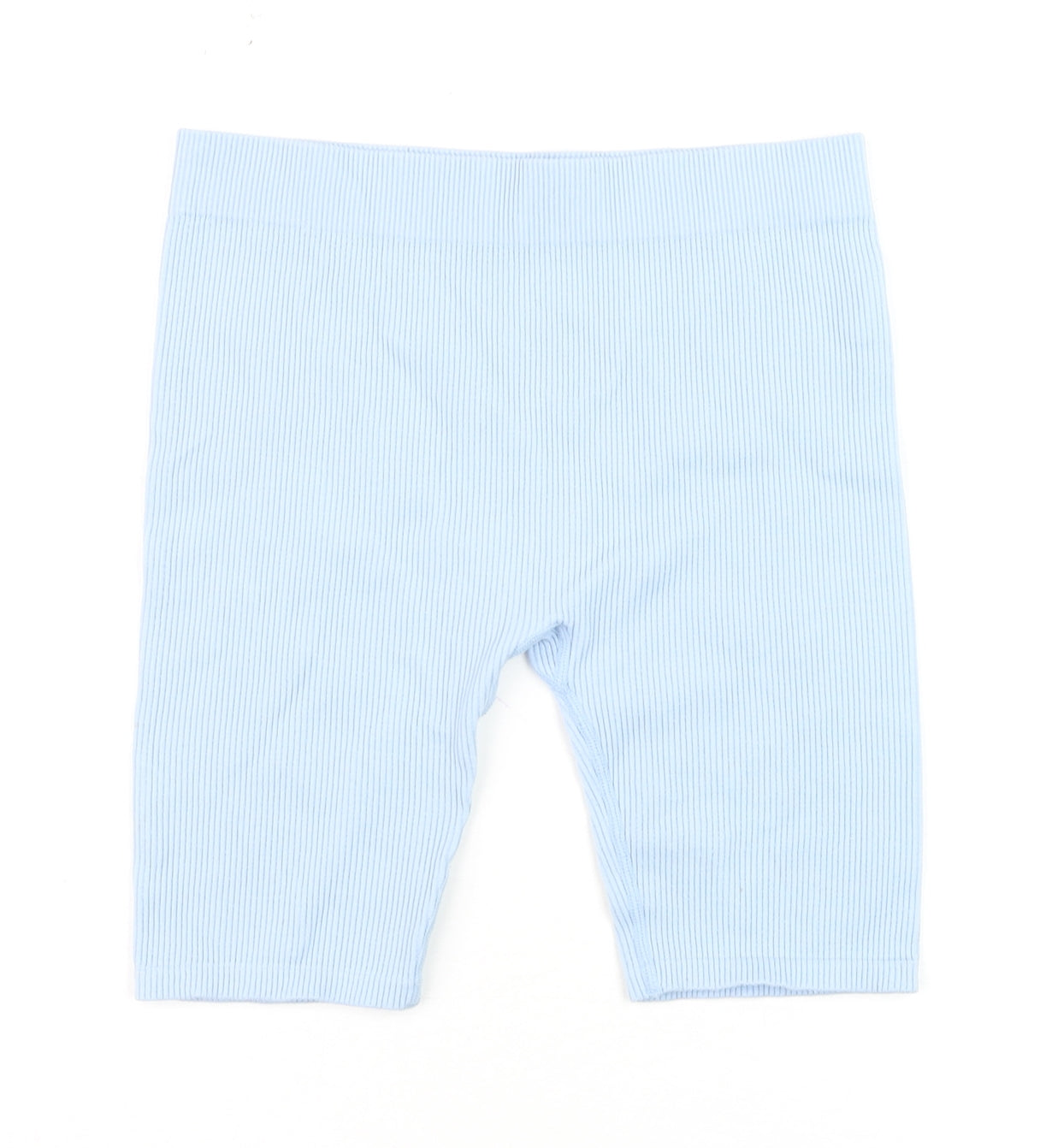 Primark Women Blue Biker Shorts XL Nylon Elastane Stretch Activewear