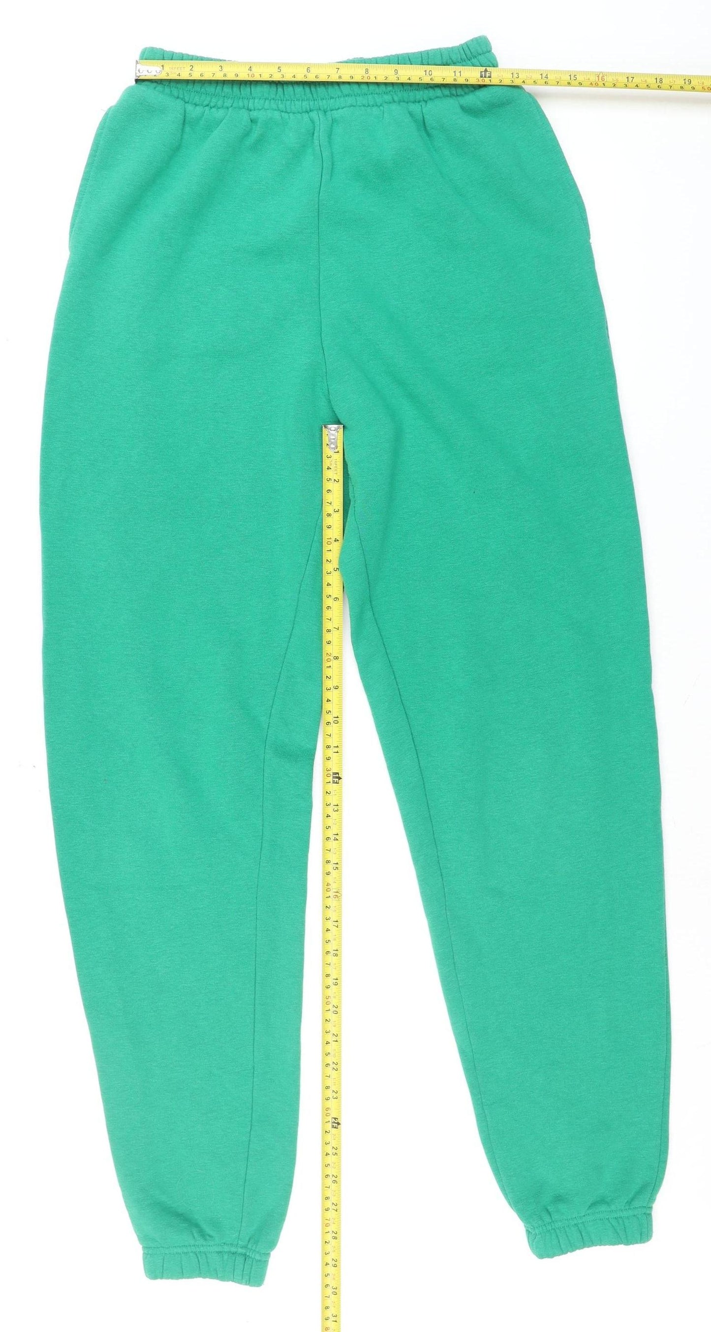 New Look Tall Green Fleece Sweatpants Women’s Size 10