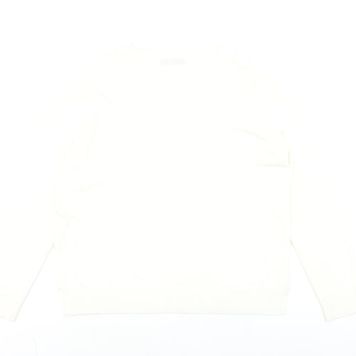 Marks and Spencer Women Ivory Size 18 Rhinestone Star Jumper