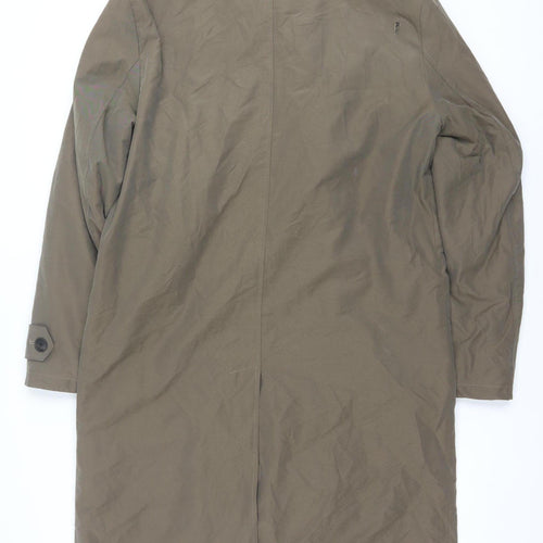 Austin Reed Men's Brown 40R Cotton Trench Coat