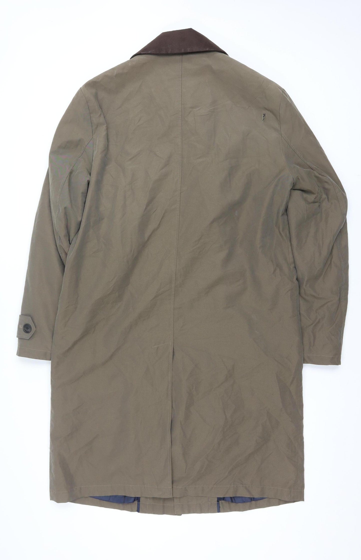 Austin Reed Men's Brown 40R Cotton Trench Coat
