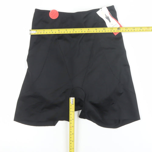 Spanx Women Black L Compression Shaping Shorts High Rise