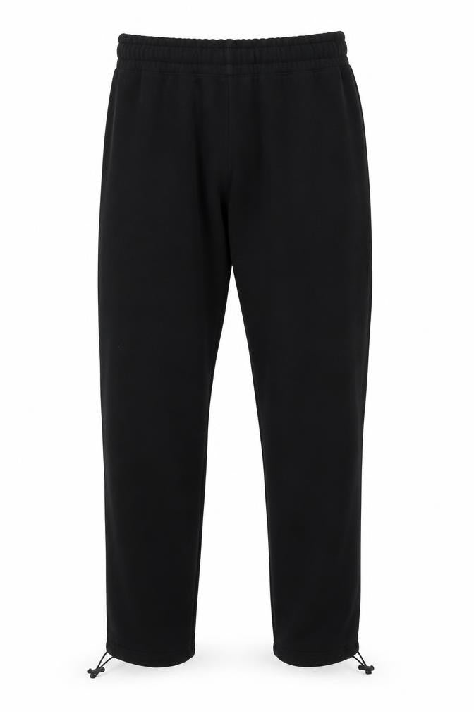 Zara Men Black Wide-Leg Joggers Size S Comfortable Fit Cotton