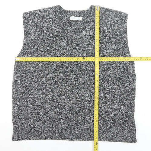 Primark Men Grey Knit Sleeveless Vest Jumper M