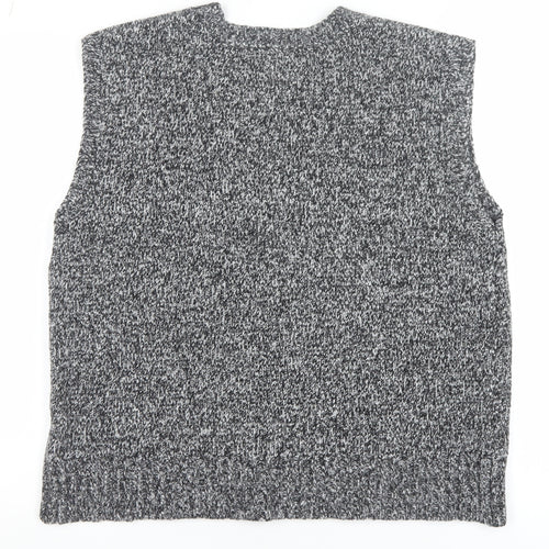 Primark Men Grey Knit Sleeveless Vest Jumper M