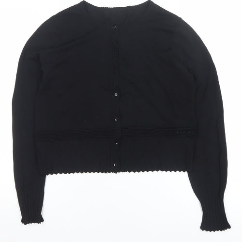 Designers at Debenhams Women Black Medium Cardigan Viscose Blend