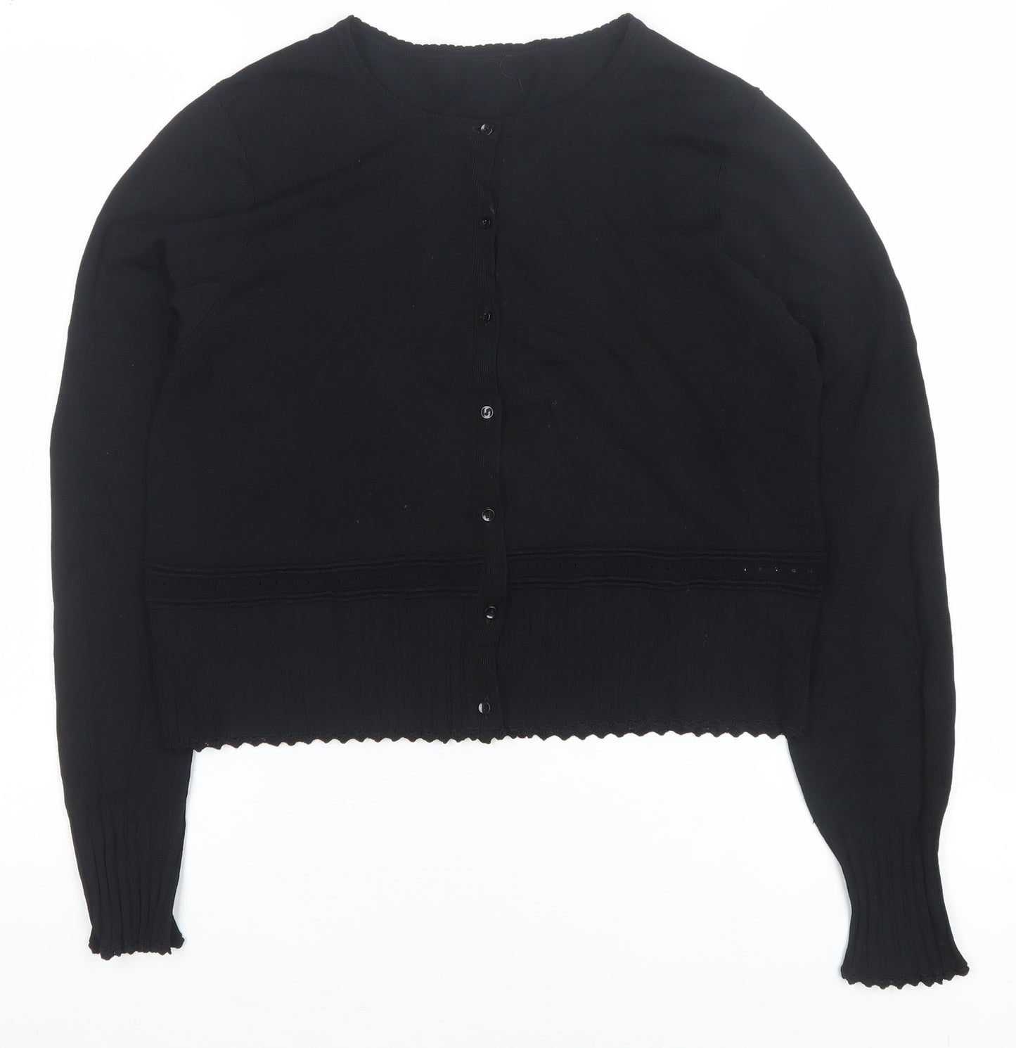 Designers at Debenhams Women Black Medium Cardigan Viscose Blend