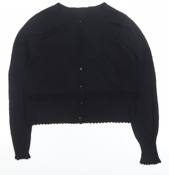 Designers at Debenhams Women Black Medium Cardigan Viscose Blend